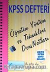 2015 KPSS Defteri Eğitim Bilimleri Öğretim Yöntem ve Teknikleri Ders Notları