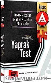 2015 KPSS A Yaprak Test (Hukuk-İktisat-Maliye-İşletme-Muhasebe)