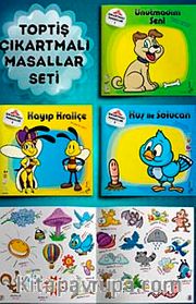 Toptiş Çıkartmalı Masalları Seti (3 Kitap)