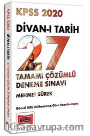 2020 KPSS Divan-ı Tarih Tamamı Çözümlü 27 Deneme Sınavı