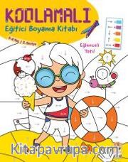 Kodlamalı Eğitici Boyama Kitabı - Eğlenceli Tatil (5-6 Yaş / 2. Seviye)
