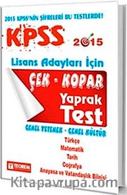 2015 KPSS Lisans Adayları İçin Genel Yetenek-Genel Kültür Çek-Kopar Yaprak Test