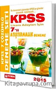 2015 KPSS Lisans Adayları İçin 7'li Atıştırmalık Deneme Seti