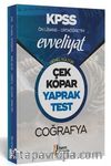 2020 Evveliyat KPSS Genel Kültür Ortaöğretim Ön Lisans Coğrafya Çek Kopar Yaprak Test 