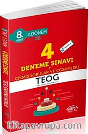 8. Sınıf 2. Dönem TEOG 4 Deneme Sınavı+ Çıkmış Sorular ve Çözümleri