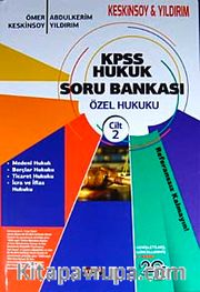 2015 KPSS Hukuk Soru Bankası Cilt:2 (Özel Hukuku)