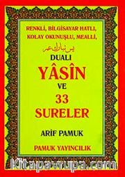 Dualı Yasin ve 33 Sureler (Yas-081/P13) Cep Boy