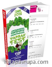 2015 ÖABT Ortaöğretim Matematik Öğretmenliği Yaprak Test