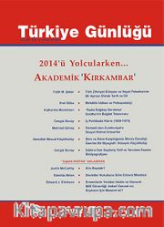 Türkiye Günlüğü Üç Aylık Fikir ve Kültür Dergisi Sayı:120 Güz 2014