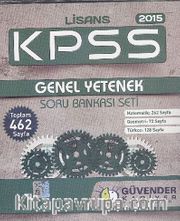 2015 KPSS Genel Yetenek Lisans Soru Bankası Seti
