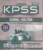 2015 KPSS Genel Kültür Lisans Soru Bankası Seti