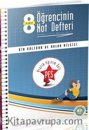 8. Sınıf Pes Din Kültürü ve Ahlak Bilgisi Öğrencinin Not Defteri