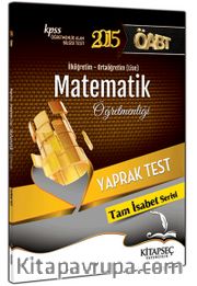 2015 KPSS ÖABT Matematik Öğretmenliği Yaprak Test İlköğretim-Ortaöğretim (Lise)