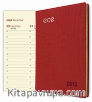 2013 Ece Ajanda - Çeşme (Ürün Kodu: 12) Kırmızı