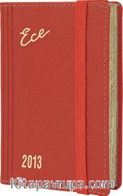 2013 Ece Ajanda - Muhtıra Serisi 2DL Cep (Ürün Kod:2) Kırmızı