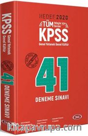 2020 KPSS Genel Kültür Genel Yetenek 41 Deneme Sınavı